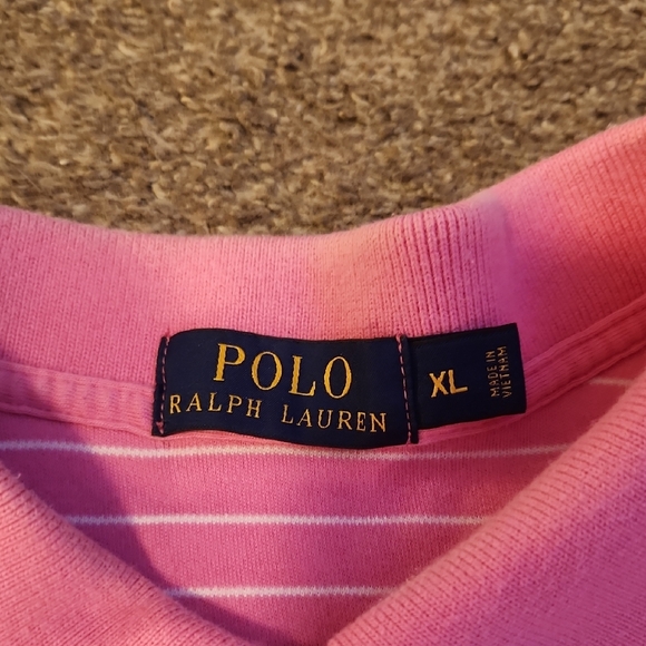 Polo by Ralph Lauren Pink Striped Polo Shirt - Picture 2 of 9
